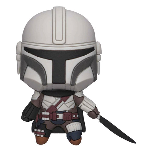 Star Wars The Mandalorian 3D Magnet Mando with Darksaber 0077764290978