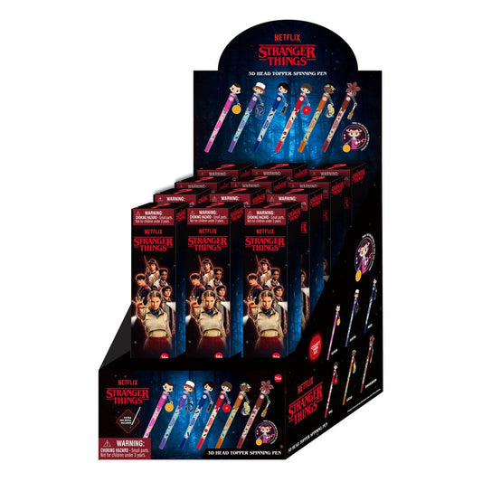 Stranger Things pen 3D Head Topper Spinning Pen 0077764326851