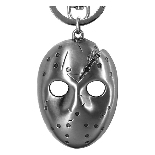 Friday the 13th Metal Keychain Jason's Mask 0077764470035