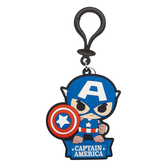 Marvel Soft Touch PVC Bag Clip Captain America 0077764692321