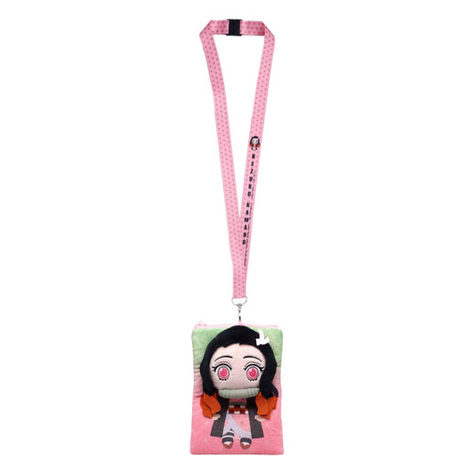 Demon Slayer: Kimetsu no Yaiba Lanyard Nezuko Deluxe with Pouch Card Holder 0077764745560