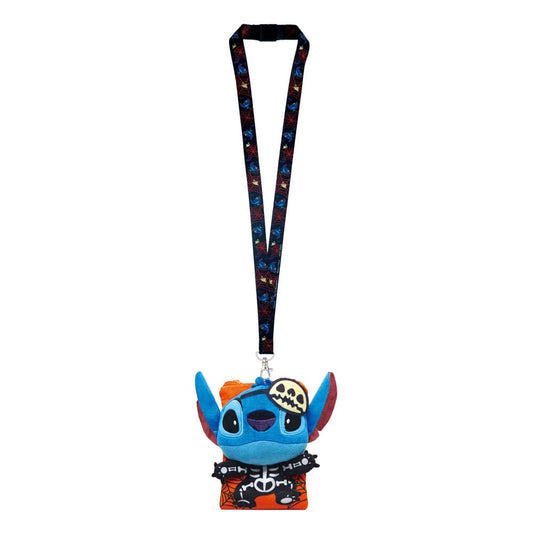Lilo & Stitch Lanyard Stitch Skeleton with Card Holder 0077764830785