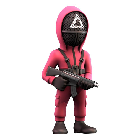 Squid Game Minix Figure Masked Triangle Guard 12 cm 8436605116587