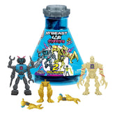 Mr. Beast Lab Hybrids Series 2 Mini Figuren 2er-Pack Lab-Bot vs Gid Skeleton 11 cm 0630996249055