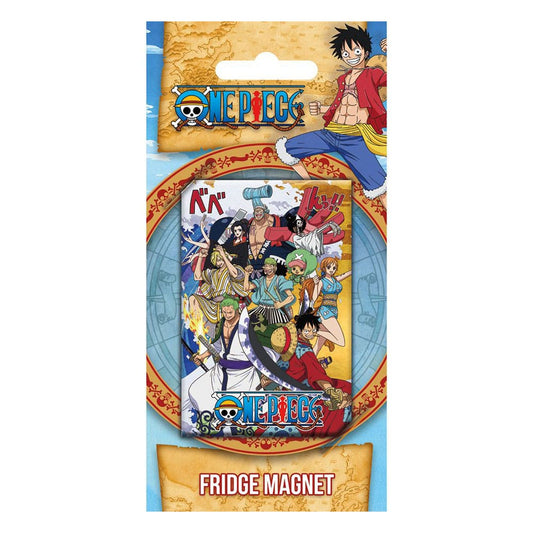 One Piece Fridge Magnet Making Waves in Wano 5050293651576