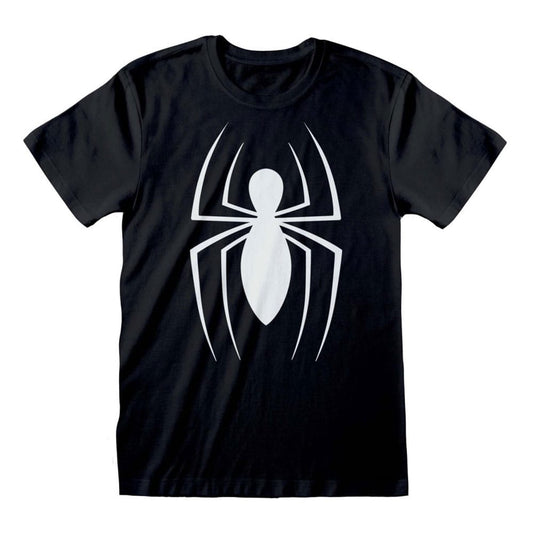Marvel Comics Spider-Man T-Shirt Classic Logo Size M 5056463400623
