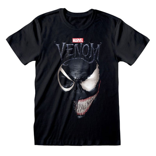 Marvel Comics Spider-Man T-Shirt Venom Split Face Size S 5056463489505