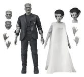 Universal Monsters 2-Pack Action Figure Bride of Frankenstein 90th Anniversary The Monster & His Mate (B&W) 18 cm 0634482047477