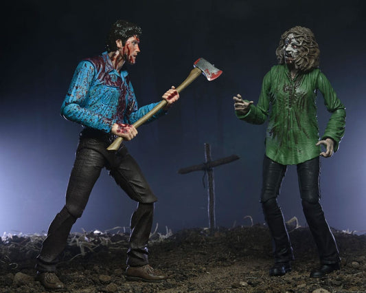 Evil Dead Ultimate Action Figure 2-Pack Bloody Ash & Cheryl Williams 18 cm 0634482419793