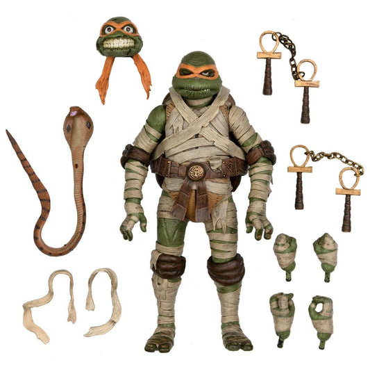 Universal Monsters x Teenage Mutant Ninja Turtles Action Figure Ultimate Michelangelo as The Mummy 18 cm 0634482541876