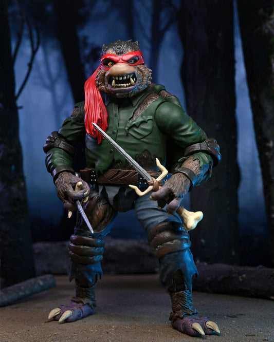 Universal Monsters x Teenage Mutant Ninja Turtles Action Figure Ultimate Raphael as The Wolfman 18 cm 0634482543009