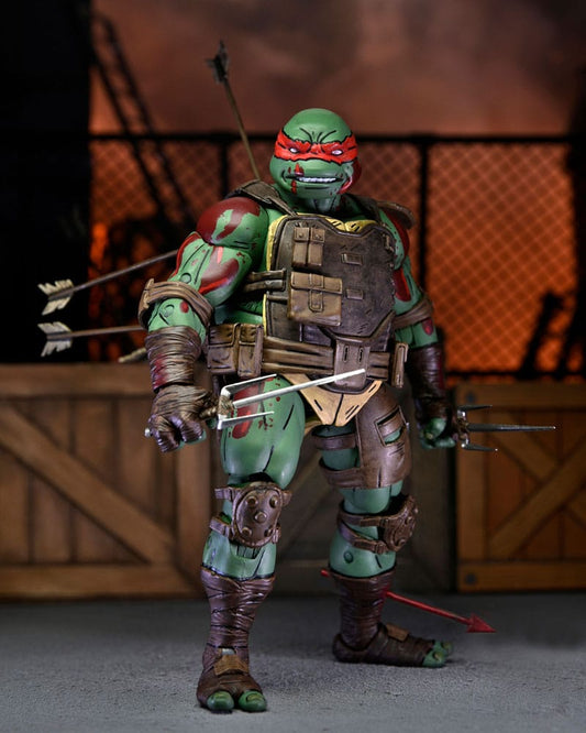 Teenage Mutant Ninja Turtles The Last Ronin Action Figure Ultimate First to Fall Raphael 18 cm 0634482543474