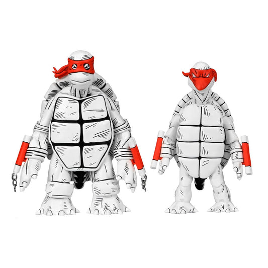 Teenage Mutant Ninja Turtles (Mirage Comics) Action Figures 2-Pack Black and White First Turtles 18 cm 0634482544990