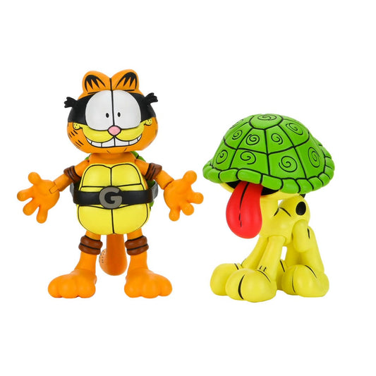 Teenage Mutant Ninja Turtles (Archie Comics) x Garfield Action Figure 2-Pack Ultimate Garfello & Odie 10 cm 0634482545164
