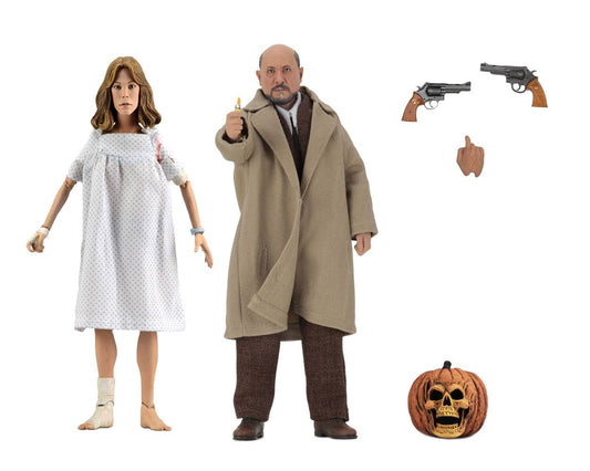 Halloween 2 Retro Action Figure 2-Pack Doctor Loomis & Laurie Strode 20 cm 0634482606469