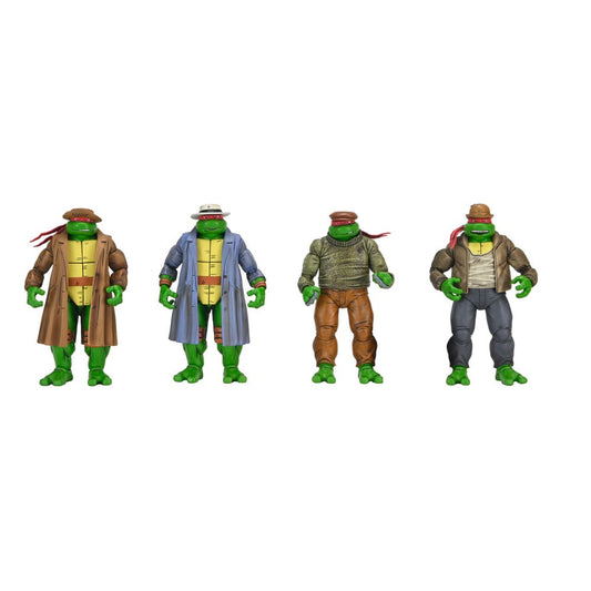 Teenage Mutant Ninja Turtles Action Figure 4 Pack Gangster Turtles 18 cm 0634482545102