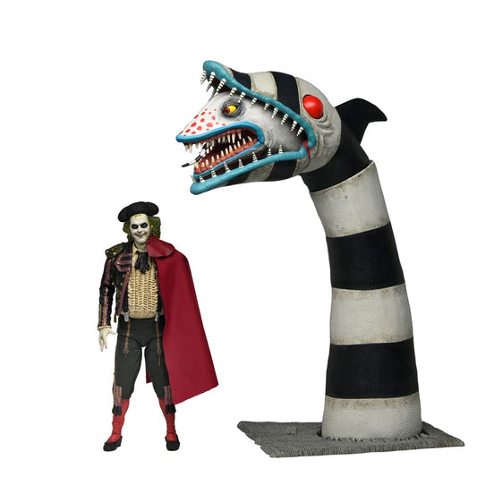 Beetlejuice Beetlejuice Action Figure 2 Pack Ultimate "Matador" Beetlejuice and Sandworm 18 cm 0634482573211