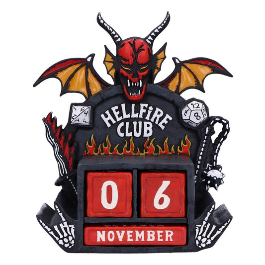 Stranger Things Perpetual Calendar Hellfire Club 15 cm 0801269160340