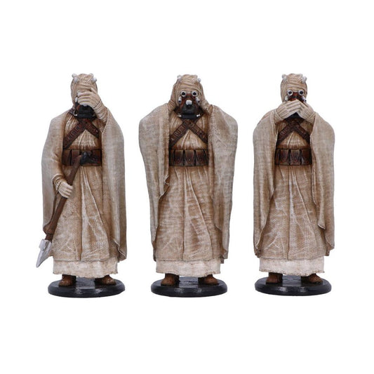 Original Stormtrooper Statue Three Wise Tusken Raiders 14 cm 0801269160746