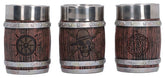One Piece Shot Glass Set Barrel 8 cm 0801269164577