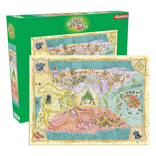 The Wizard Of Oz: Map 500 Piece Jigsaw Puzzle 0840391153738