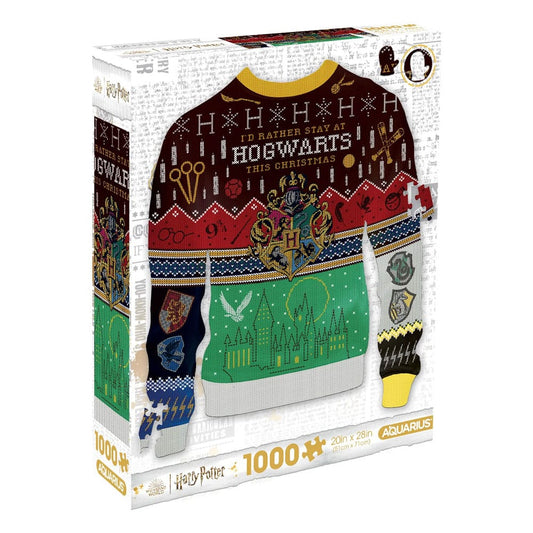 Harry Potter Jigsaw Puzzle Ugly Christmas Sweater Hogwarts (1000 pieces) 0840391179912