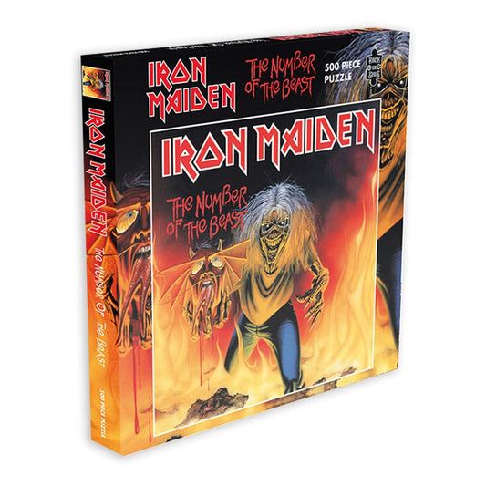 Iron Maiden Rock Saws Jigsaw Puzzle The Number of the Beast Single (500 pieces) 0803341522459