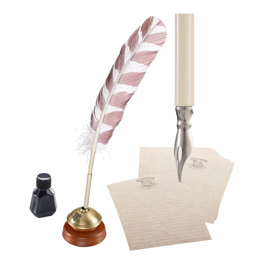 Harry Potter Replica Hogwarts Writing Quill with Hogwarts Headed Paper 31 cm 0849421009601