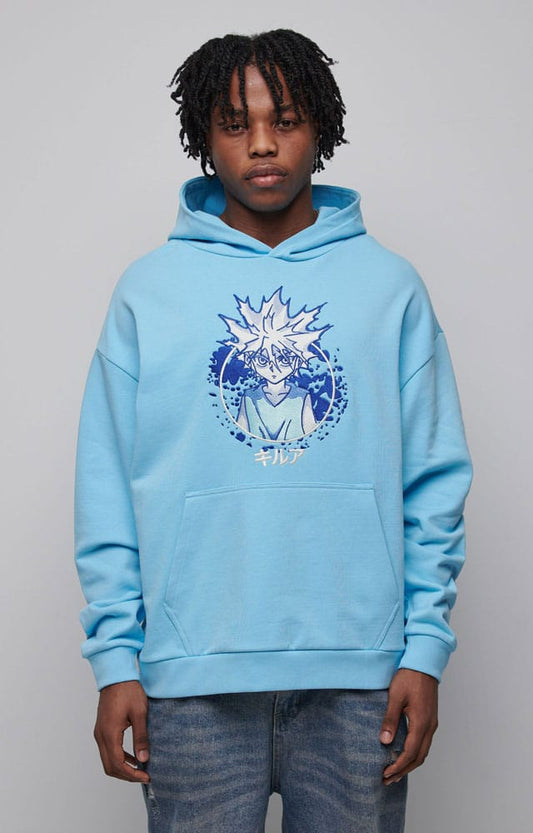 Hunter x Hunter Hooded Sweater Graphic Blue Size S 8718526183900