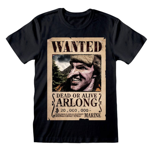 One Piece T-Shirt Arlong Wanted Poster  Size S 5056688587215