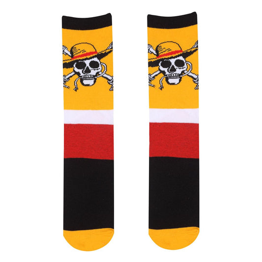 One Piece Socks Cross Bones L-XL 5056688584832