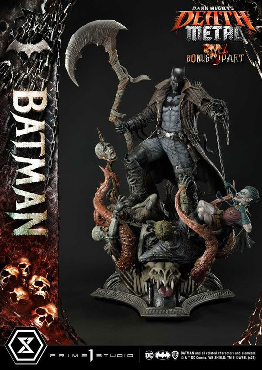 Dark Knights: Metal Statue 1/3 Death Metal Batman Deluxe Bonus Ver. 105 cm 4580708041421