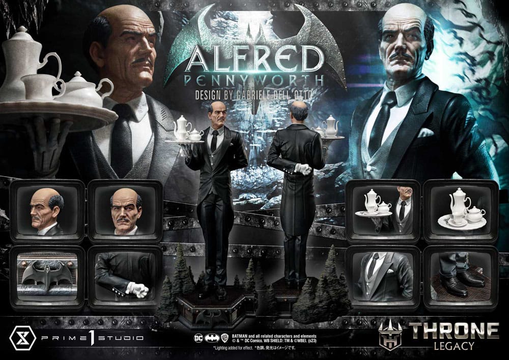 DC Comics Throne Legacy Series Statue Alfred  4580708048109