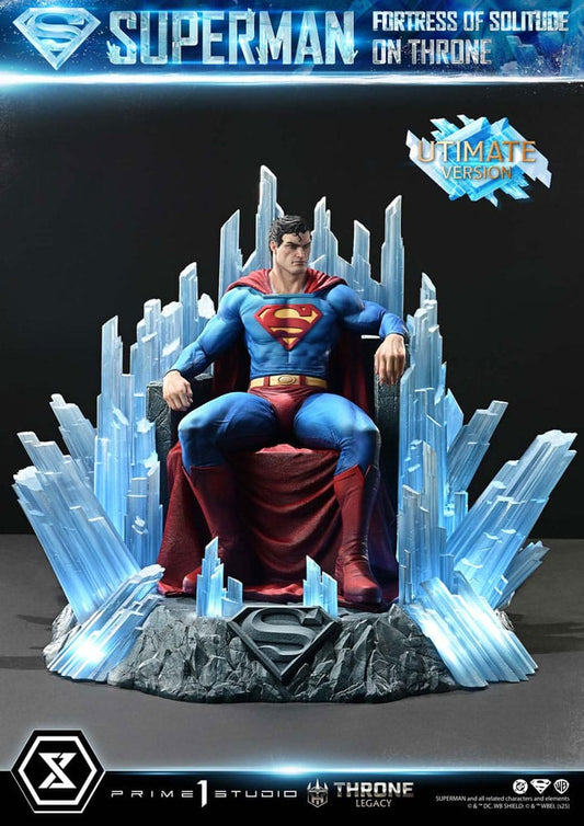 DC Comics Throne Legacy Collection Statue Statue 1/4 Superman Fortress of Solitude on Throne (Design by Gabriele Dell'Otto) Ultimate Bonus Version 4582647122162