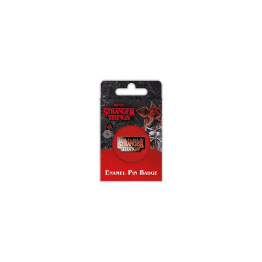 Stranger Things 4 Enamel Pin Badge Fire Logo 5050293760551