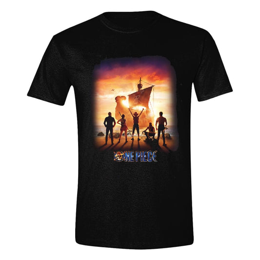 One Piece Live Action T-Shirt Sunset Poster Size XL 5063376304115