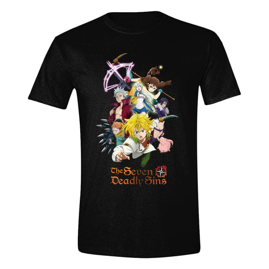 The Seven Deadly Sins T-Shirt All Together Now Size XL 5056318046143