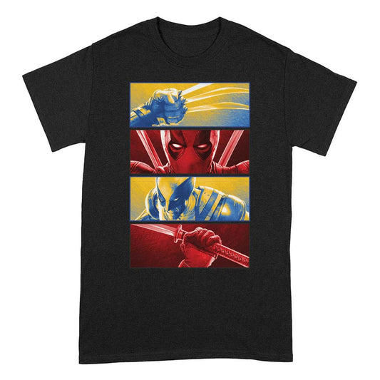 Deadpool T-Shirt Deadpool And Wolverine Boxes Size S 5063376506489