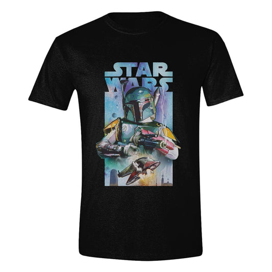 Star Wars T-Shirt Boba Fett Poster Size S 5063376512213