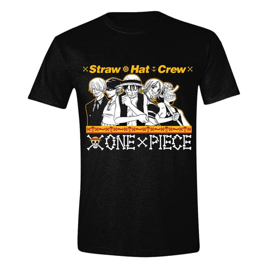 One Piece T-Shirt Straw Hat Crew Size M 8435073774237