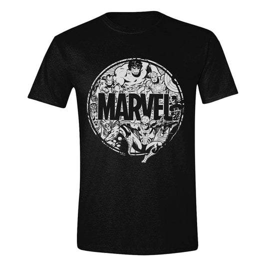 Marvel T-Shirt Character Circle Size S 5059568991188