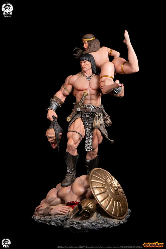 Conan the Barbarian Statue 1/4 Conan Deluxe Edition 63 cm 0783214379659