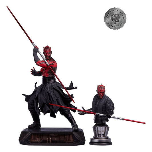 Star Wars Epic Series Statue 1/3 Darth Maul Platinum Exclusive 86 cm 0783214378591