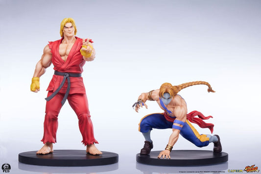 Street Fighter Street Jam Statuen 1/10 Ken & Vega Set  0783214378911