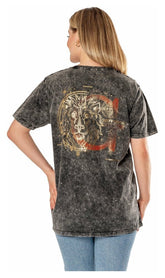Harry Potter T-Shirt Acid Wash Gryffindor Size S 5054015496001