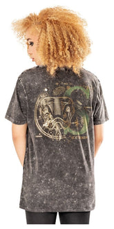 Harry Potter T-Shirt Slytherin Acid Wash Size S 5054015497411