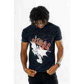 Batman T-Shirt Rock Acid Wash Size S 5054015506595