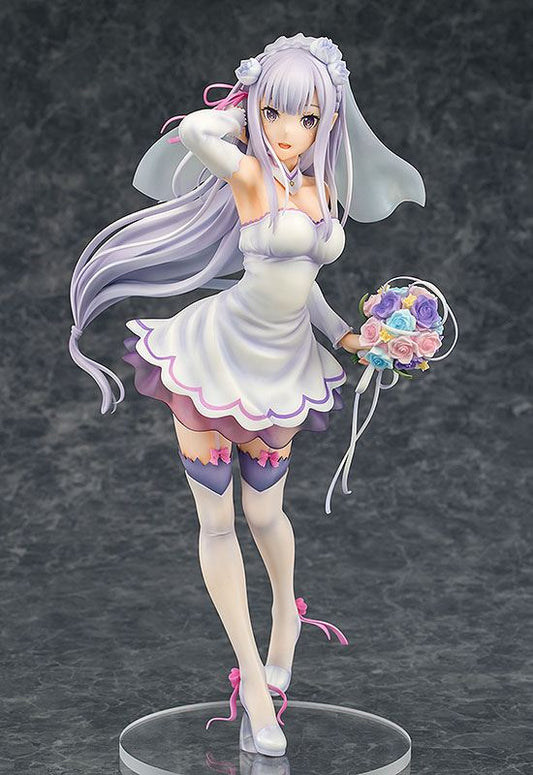 Re:ZERO -Starting Life in Another World- PVC Statue 1/7 Emilia Wedding Ver. 25 cm 4580678969831