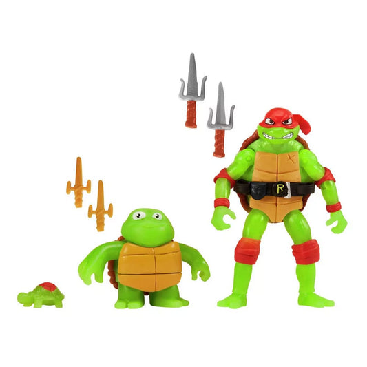 Teenage Mutant Ninja Turtles: Mutant Mayhem Action Figure 3-Pack Raphael Evolution 10 cm 0043377835844