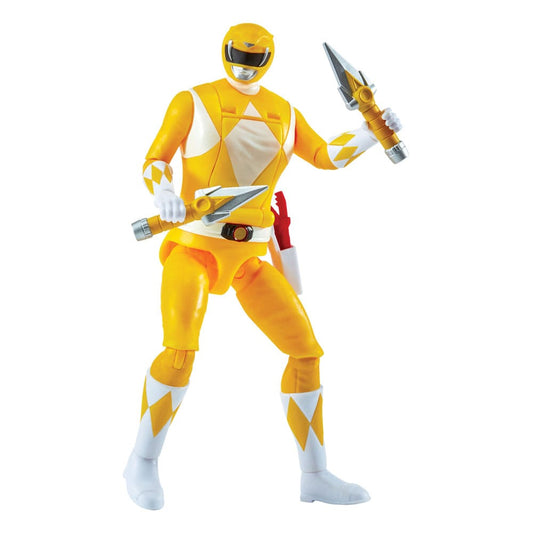 Mighty Morphin Power Rangers Action Figure Auto-Morphin Yellow Ranger 12 cm 0043377680420